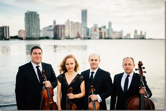 The Amernet String Quartet, from left: Michael Klotz, Marcia Littley, Misha Vitenson and Jason Calloway.