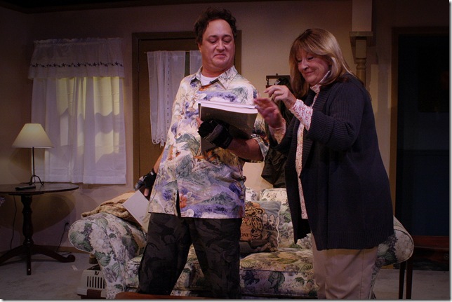 Todd Allen Durkin and Barbara Bradshaw in “Uncertain Terms.” (Photo by David Nail)