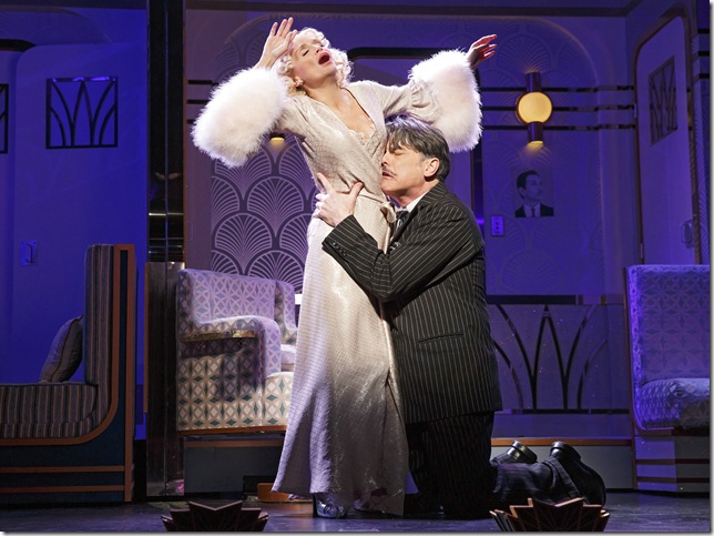Kristin Chenoweth and Peter Gallagher in “On the Twentieth Century.” (Photo by Joan Marcus)