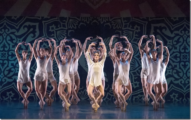 Miami City Ballet dancers in “Heatscape.” (Photo by Gene Schiavone)