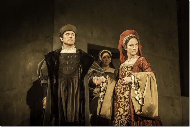 Ben Miles and Lydia Leonard in “Wolf Hall.” (Photo by Johan Persson)
