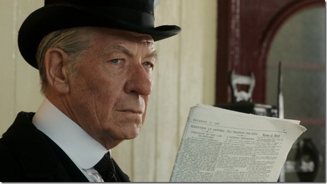 Ian McKellen in “Mr. Holmes.”
