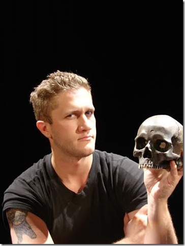Kyle Schnack in “Hamlet.” (Photo by Daniel Gordon) 