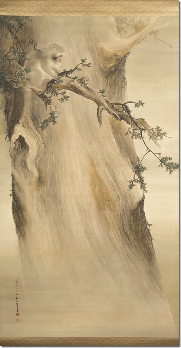 Monkey (1902), by Okutani Shiseki.