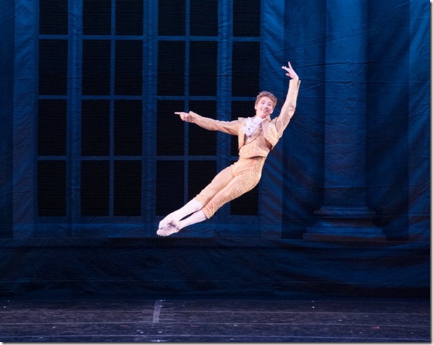 Hayden Slaff, a 2015 Harid Conservatory graduate and 2014 recipient of the Rudolf Nureyev Award, dances “Paquita” in May at Harid’s spring performances. (Photo by Alex Srb) 