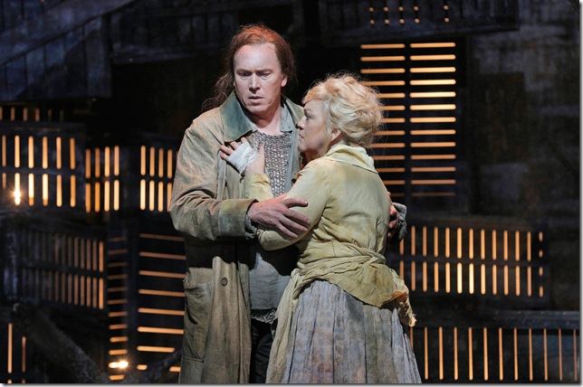 Mark Cooper and Katherine Goeldner in “The Wreckers.” (Photo by Cory Weaver)