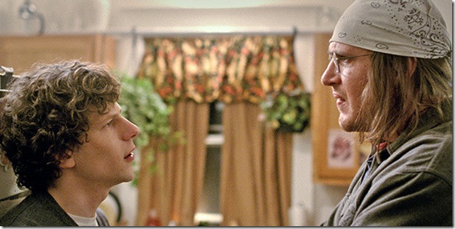 Jesse Eisenberg and Jason Segel in “The End of the Tour.”
