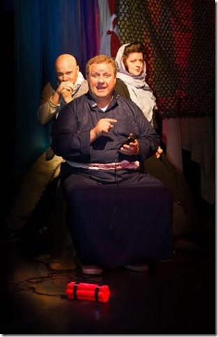 Andy Quiroga, Ken Clement and Meredith Bartmon in “Lazy Fair.”