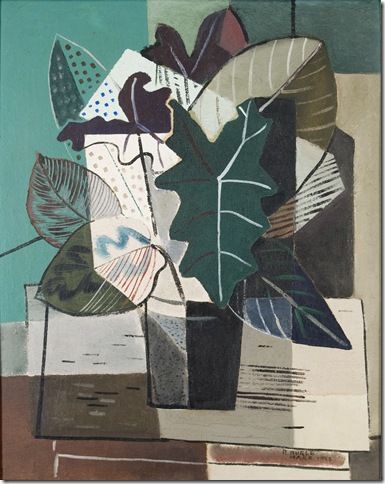 “Still Life With Philodendron I” (1943), by Roberto Burle Marx, showing at The Wolfsonian from Oct. 16-Feb. 28.