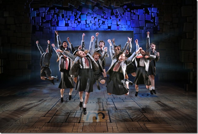 A scene from “Matilda,” coming to the Kravis Center March 1-6. (Photo by Joan Marcus)