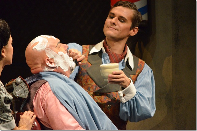 Kevin Glavin and Brian James Myer in “The Barber of Seville” at Florida Grand Opera. (Photo by Brittany Mazzurco Muscato)