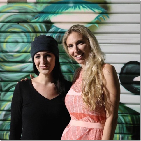 Amanda Valdes (left) and Canvas founder Nicole Henry.