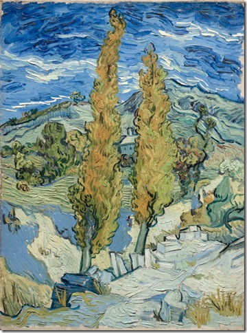 “The Poplars at Saint-Rémy” (1889), by Vincent van Gogh.