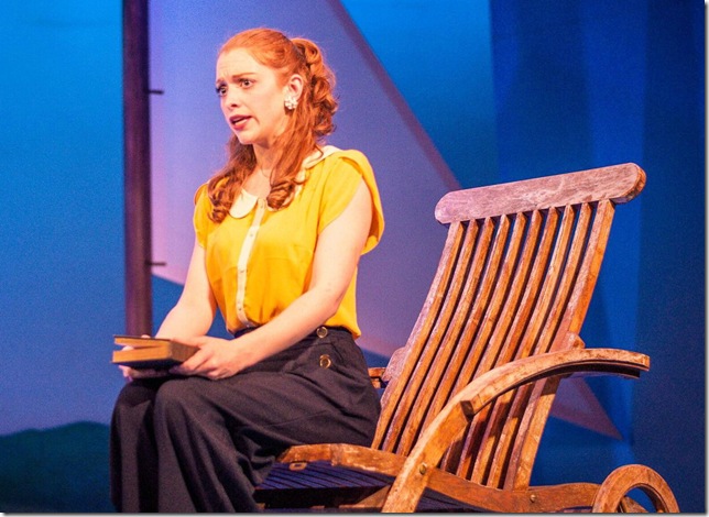 Mallory Newbrough in “High Society” at the Lake Worth Playhouse. (Photo by Amanda Roy)