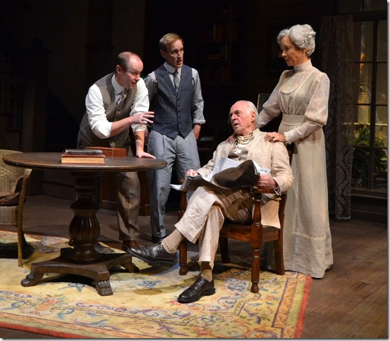 Michael Stewart Allen, John Leonard Thompson, Dennis Creaghan and Maureen Anderman in “Long Day’s Journey Into Night.” (Photo by Samantha Mighdoll)