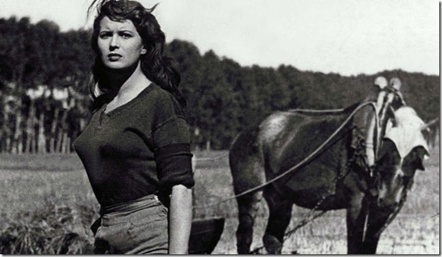 Silvia Magnano in “Bitter Rice.” (1949)