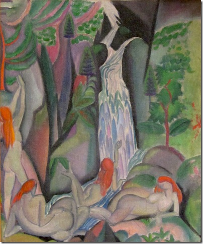 Bathers (c. 1913-1914), by Marguerite Thompson Zorach.