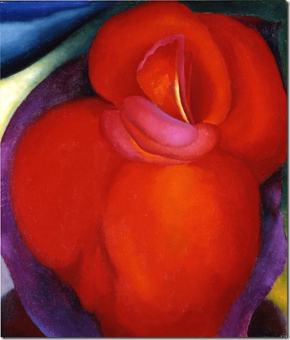 Red Flower (1919), by Georgia O’Keeffe.