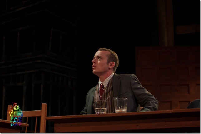 Daniel Distasio in “Inherit the Wind” at the Lake Worth Playhouse. (Photo by Amanda Roy)