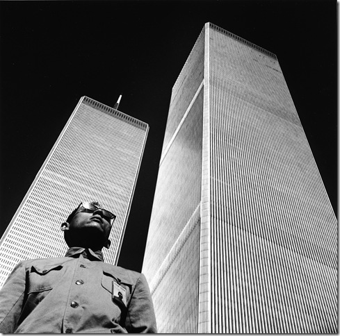 New York, New York (World Trade Center) (1979), by Tseng Kwong Chi.