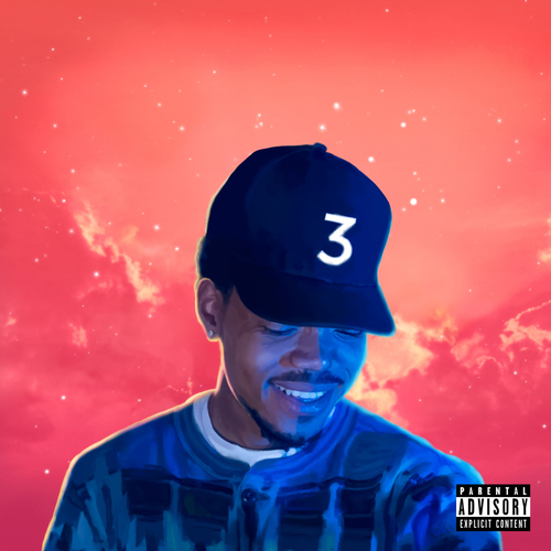 The cover of Chance the Rapper's album Coloring Book.