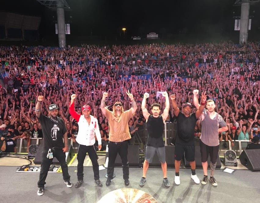 Prophets of Rage, at a recent concert. (From Facebook)
