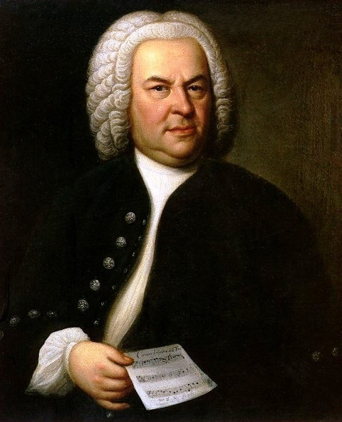 Johann Sebastian Bach (1685-1750), painted in 1748 by Elias Gottlob Haussmann.