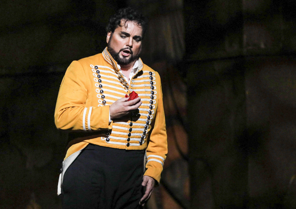 Rafael Davila as Don Jose in Carmen at Florida Grand Opera.