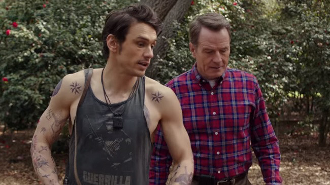 James Franco and Bryan Cranston in Why Him?