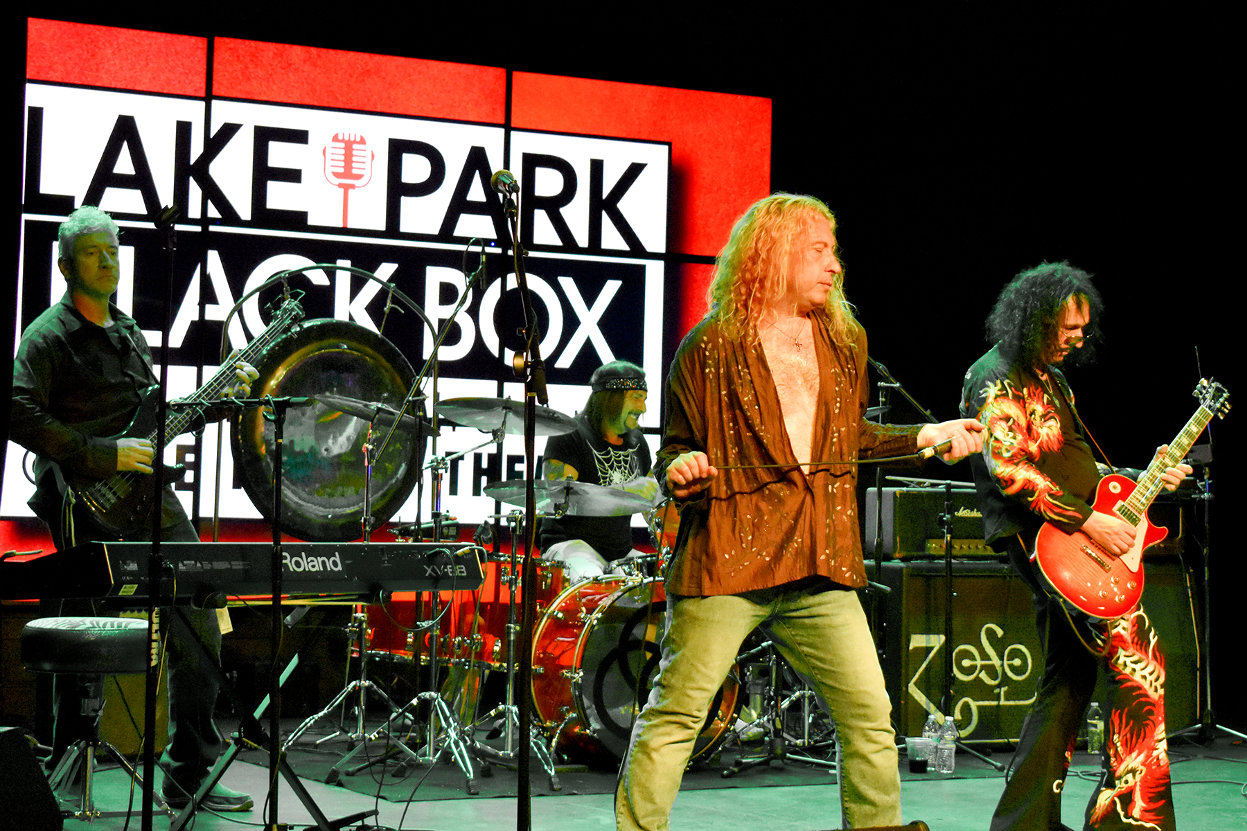 Led Zep tribute band makes big impact before small audience